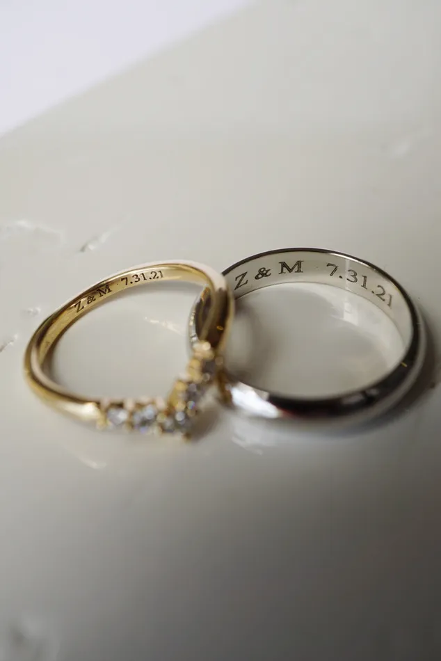 Foe Dear Earrings Engraving