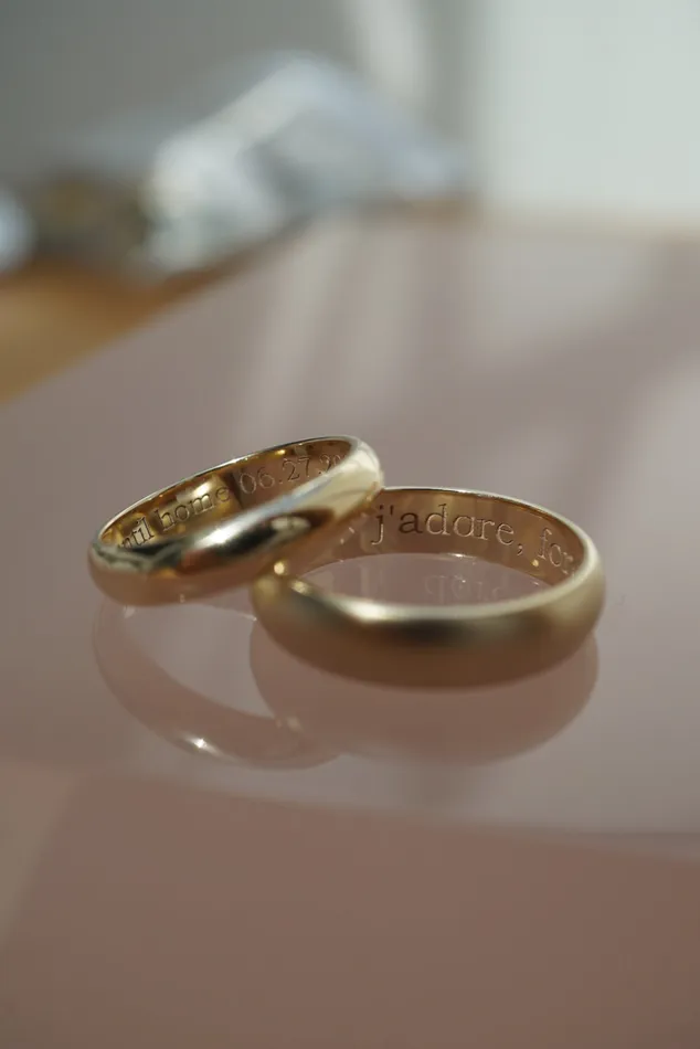 Foe Dear Earrings Engraving