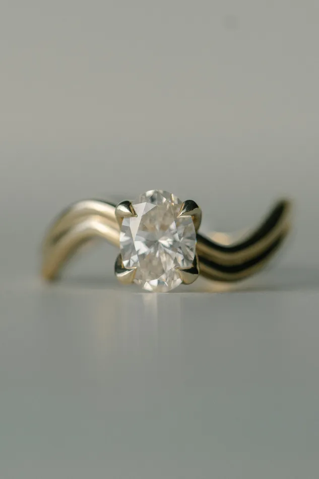 Foe Dear Rings Leilani Ring 105ct Champagne GIA Oval Brilliant Diamond readytoship Foe Dear Rings Leilani Ring 105ct Champagne GIA Oval Brilliant Diamond readytoship