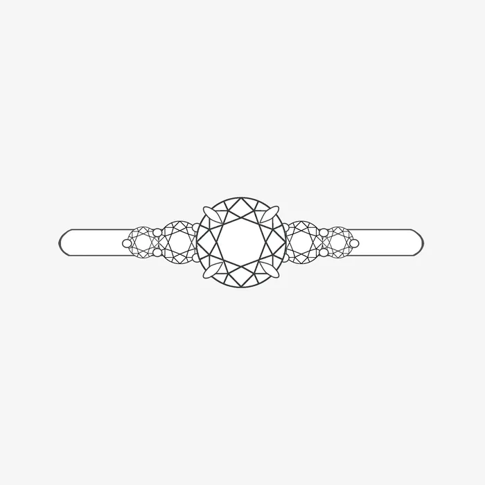 Foe Dear Rings Selene Ring White Lab Grown Diamond madetoorder