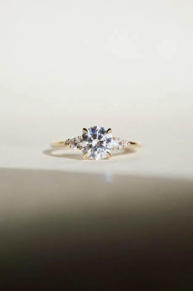 Foe Dear Rings Selene Ring White Lab Grown Diamond madetoorder