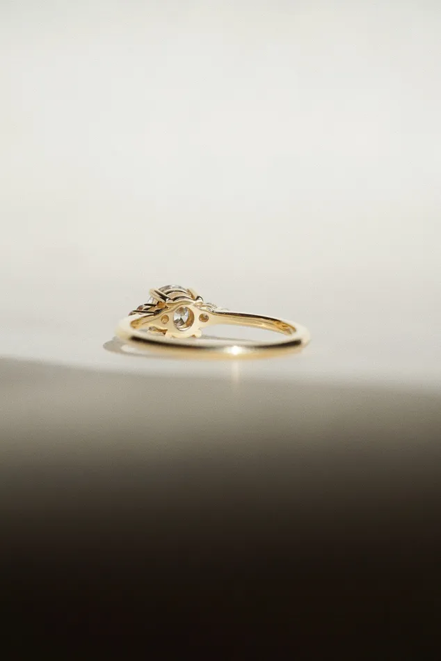 Foe Dear Rings Selene Ring White Lab Grown Diamond madetoorder