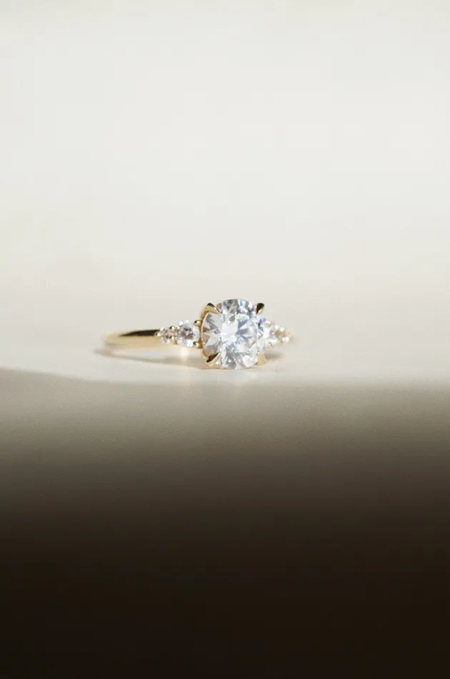Foe Dear Rings Selene Ring White Lab Grown Diamond madetoorder