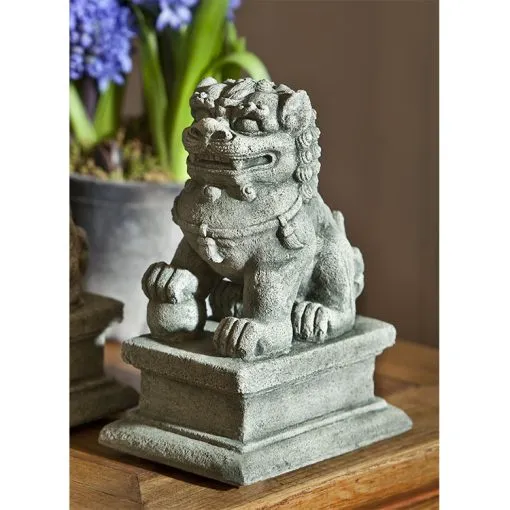 Foo Dog Guardian Statue Set La Campania Earrings