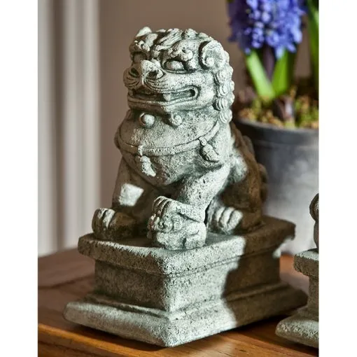 Foo Dog Guardian Statue Set La Campania Earrings