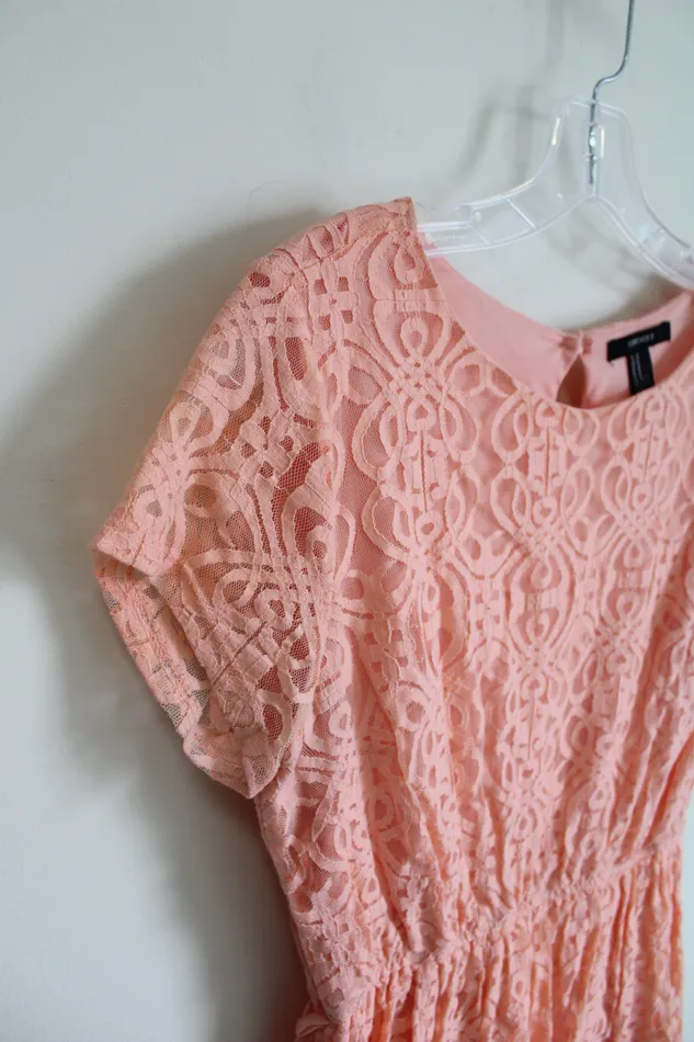 Forever 21 Necklaces Forever 21 Pink Lace Dress M