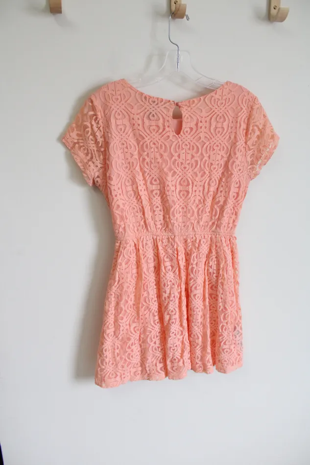 Forever 21 Necklaces Forever 21 Pink Lace Dress M