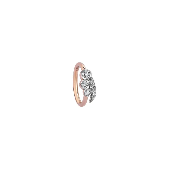 Fusion Hoop Piercing Kismet by Milka Earrings