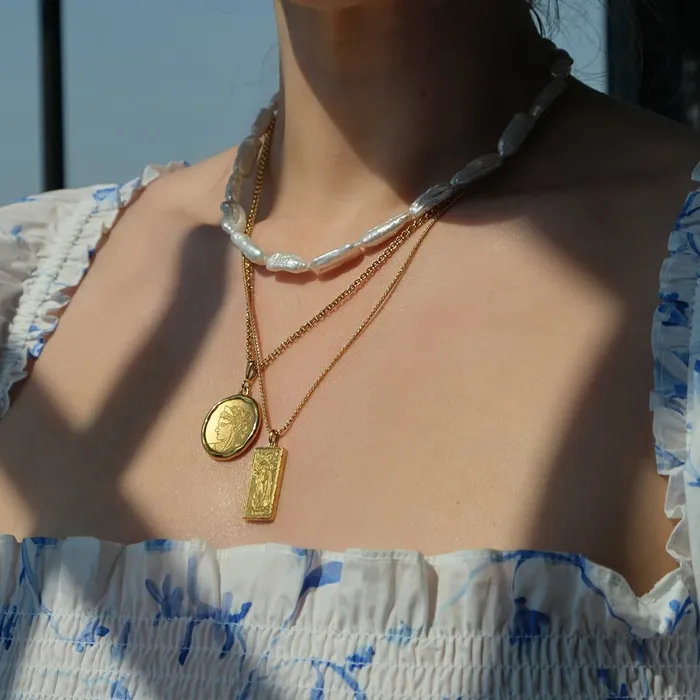 Galatea Pearl Collar COMMON ERA Earrings