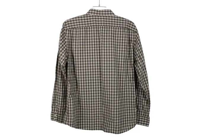 Gap Premium Brown Plaid Button Down Shirt XL Gap Earrings