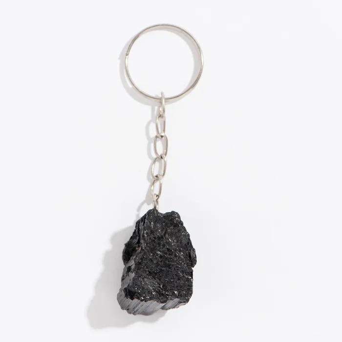 GEOCENTRAL Necklaces Key Chain Black Tourmaline