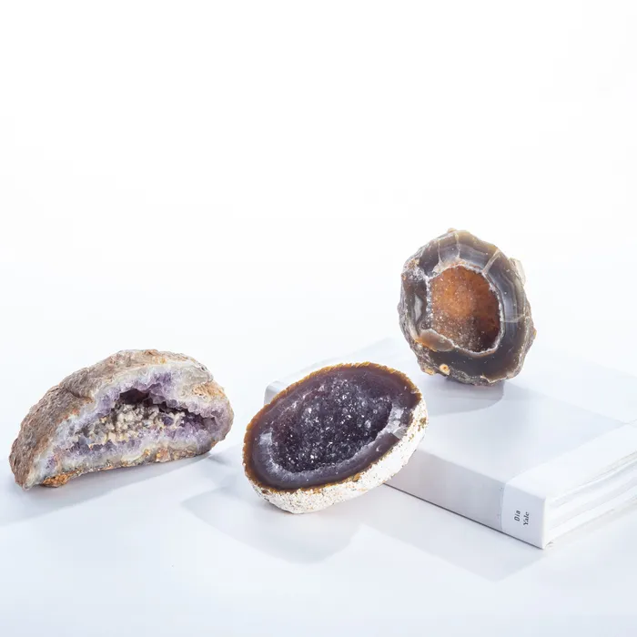 Geodes XL Cut Polished GEOCENTRAL Rings