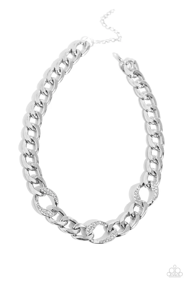 Gleaming Harmony White Paparazzi Accessories Rings
