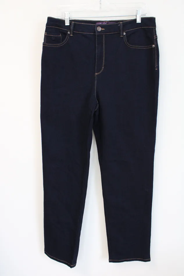 Gloria Vanderbilt Earrings Gloria Vanderbilt Amanda Dark Wash Jean 12