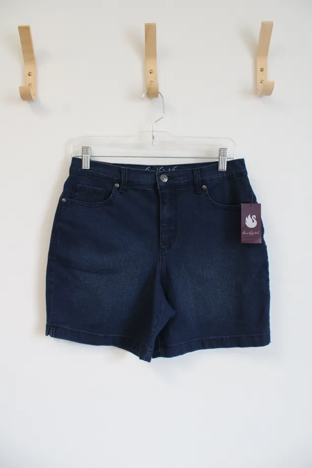 Gloria Vanderbilt Earrings NEW Gloria Vanderbilt Classic Rise Amanda Dark Wash Shorts 6 Gloria Vanderbilt Earrings NEW Gloria Vanderbilt Classic Rise Amanda Dark Wash Shorts 6
