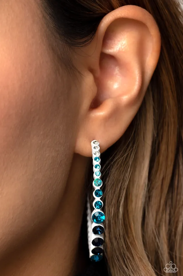 Gossip CURL Blue Paparazzi Accessories Rings
