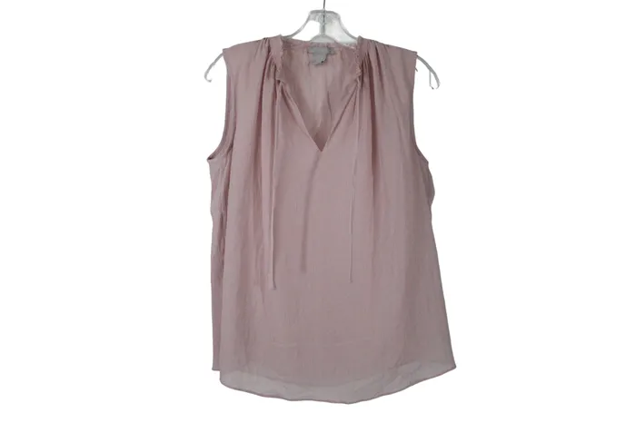 HM HM Pink Chiffon Top XXS Earrings
