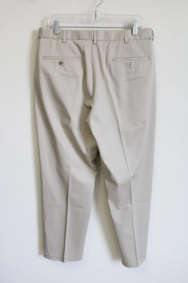 Haggar Clothing Classic Fit Premium NoIron Khaki 34X29 Haggar Earrings