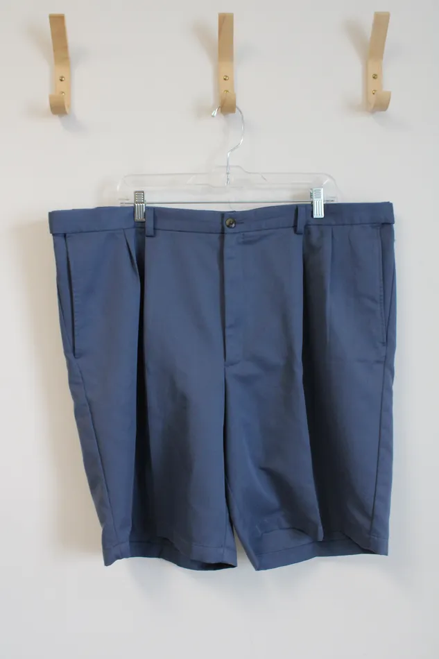 Haggar Dusty Blue Shorts 42 Haggar Rings