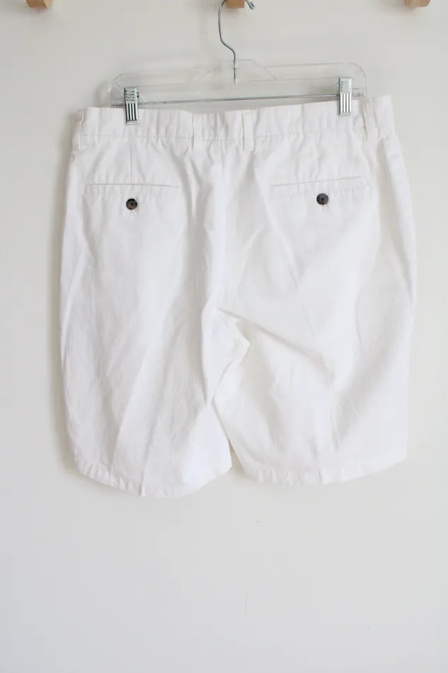 Haggar Rings Haggar White Chino Shorts 34