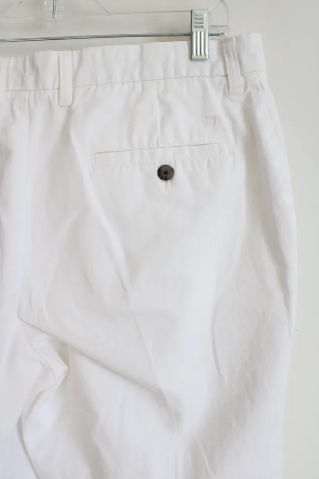 Haggar Rings Haggar White Chino Shorts 34