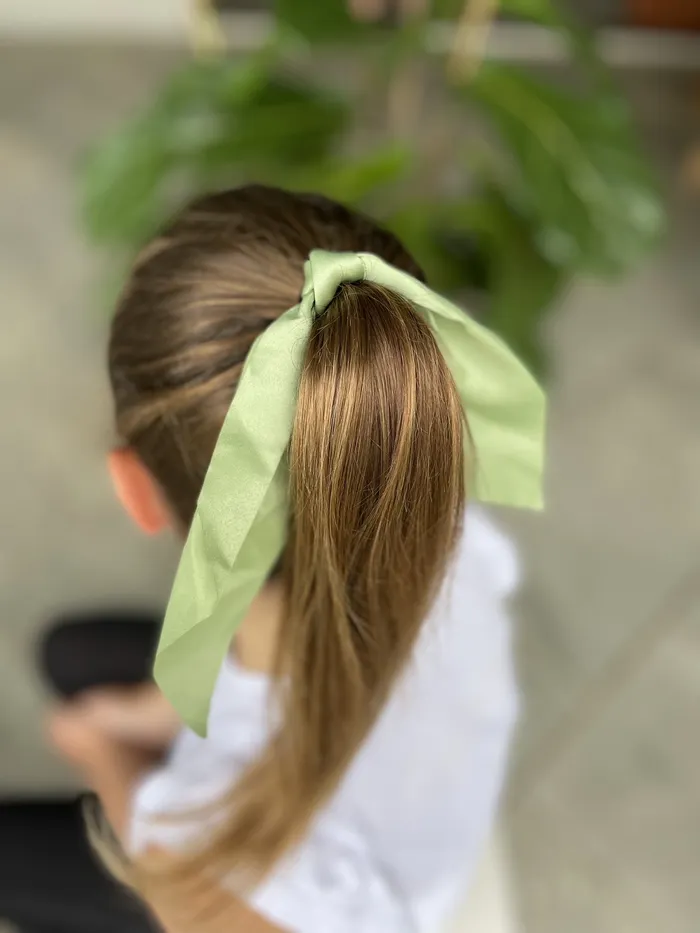 Hair Tie with Bow 10 Color Options iszi Necklaces