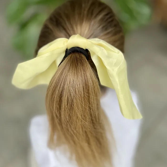 Hair Tie with Bow 10 Color Options iszi Necklaces