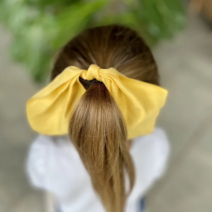 Hair Tie with Bow 10 Color Options iszi Necklaces
