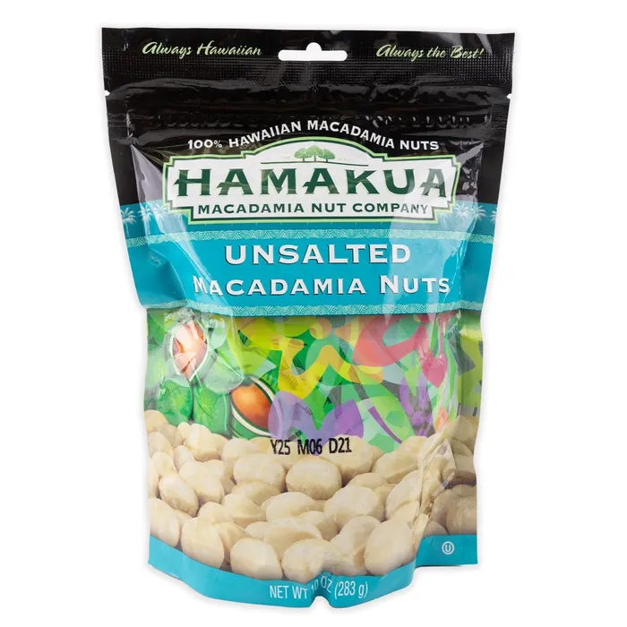 Hamakua Unsalted Macadamia Nuts 10 oz Pouch HAMAKUAMACA Earrings