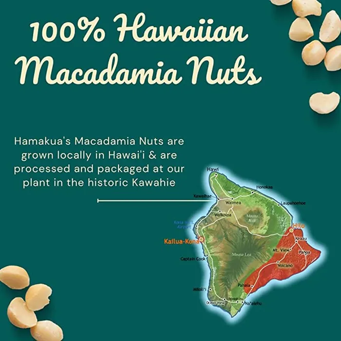HAMAKUAMACA Earrings Hamakua Unsalted Macadamia Nuts 45oz