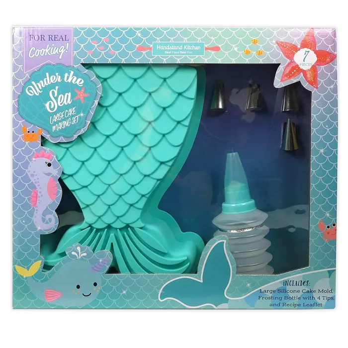 HANDSTAND Earrings Handstand Kitchen Under the Sea Mermaid Cake Baking Set 7Piece