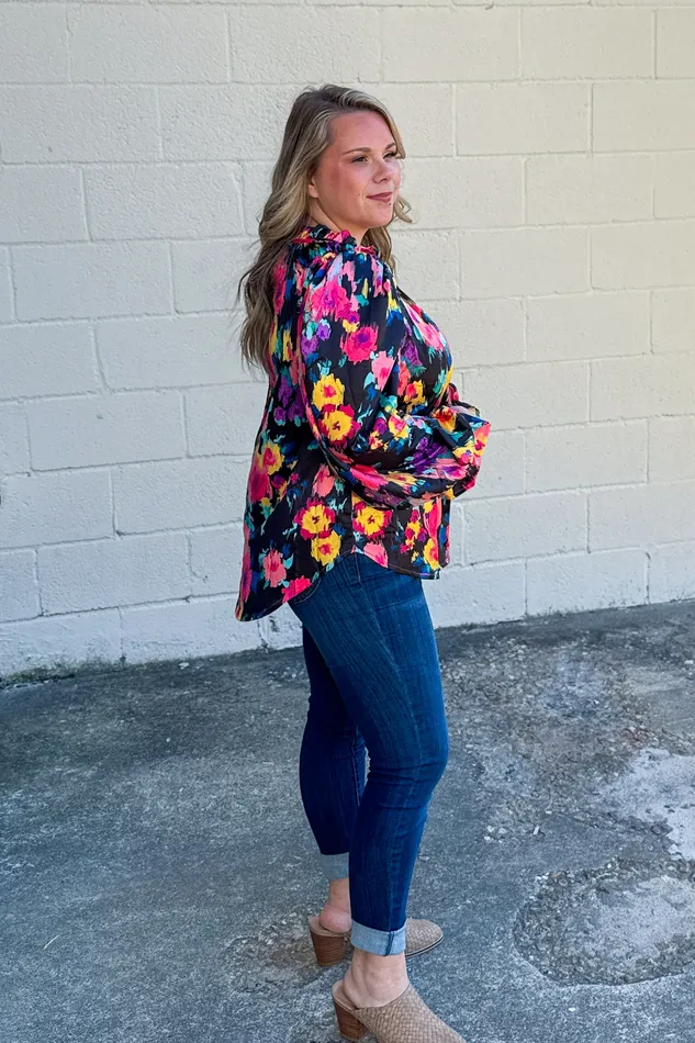 Haptics Rings Nothing But The Best Floral Top