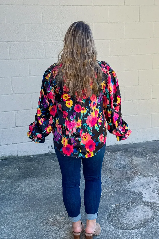 Haptics Rings Nothing But The Best Floral Top