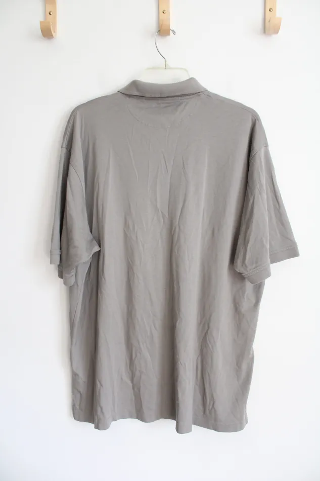 Hathaway Pima Cotton Gray Polo Shirt XL Hathaway Earrings