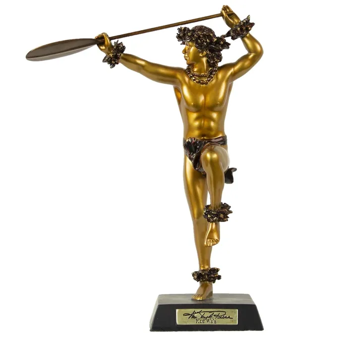 Hoe Waa Cold Cast Statuette by Kim Taylor Reece DBIHAWAII Earrings