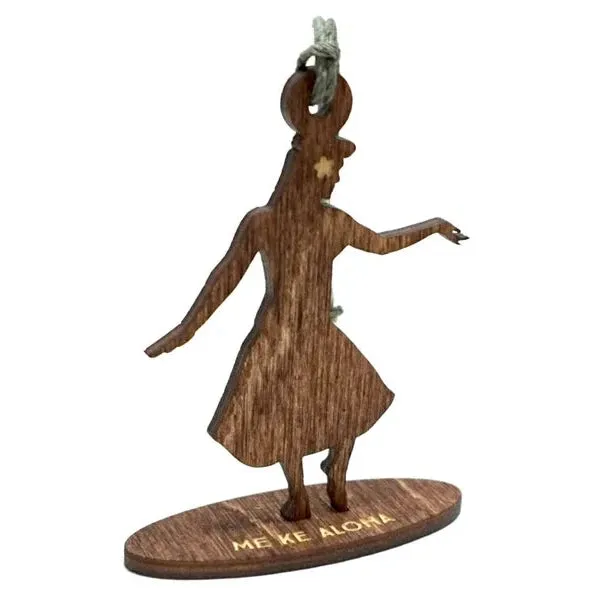 Hula Dancer Birch Wood Christmas Ornament SHOPTOAST Necklaces