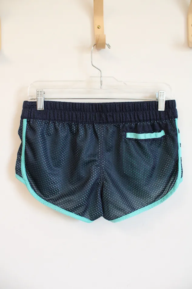 Hurley Navy Athletic Shorts M Hurley Earrings