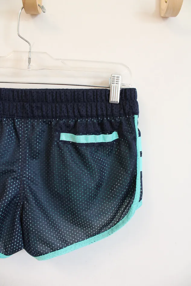 Hurley Navy Athletic Shorts M Hurley Earrings