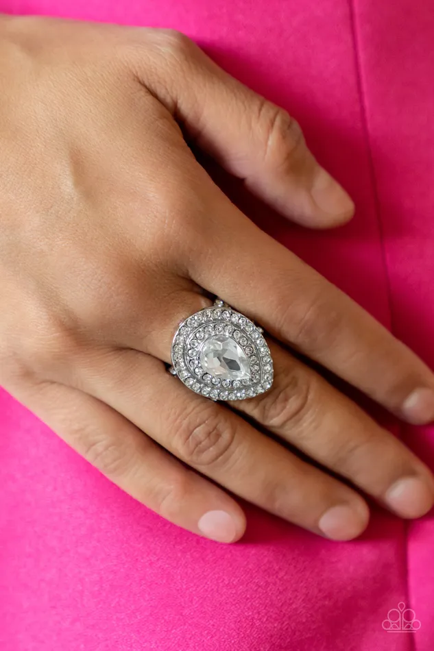 Icy Indulgence White Paparazzi Accessories Rings