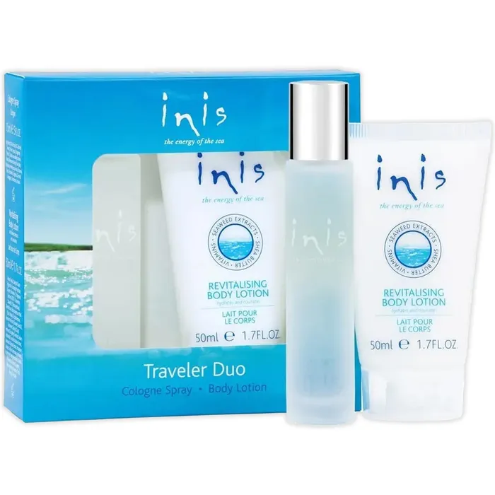 Inis Traveler Duo Body Lotion and Cologne Spray FRAGRANCESOFIRE Necklaces