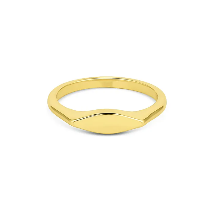 Interleaf Signet Ring Consider the Wldflwrs Rings
