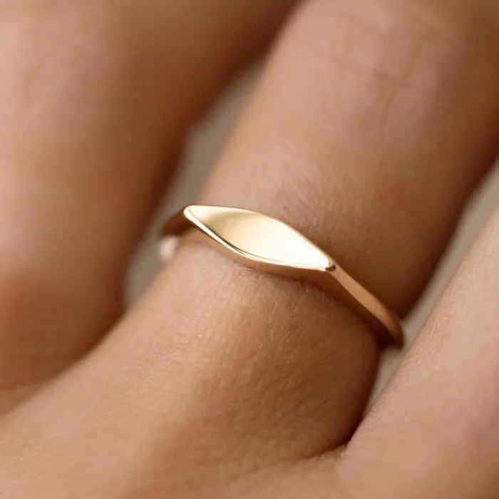 Interleaf Signet Ring Consider the Wldflwrs Rings Interleaf Signet Ring Consider the Wldflwrs Rings