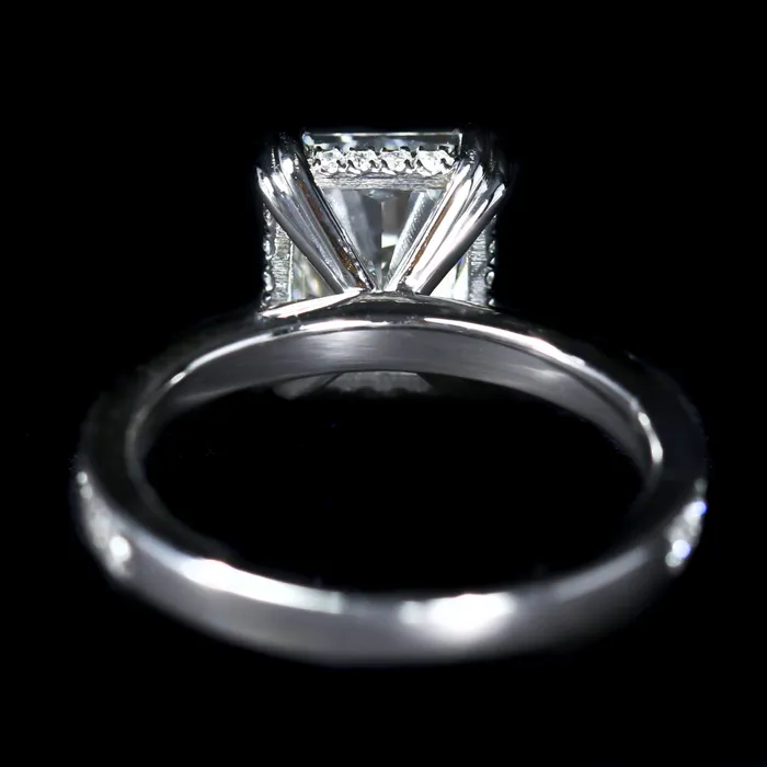 JS Simmons Diamond Consultants Rings Platinum GIA 309 Carat Radiant Cut Diamond Engagement Ring