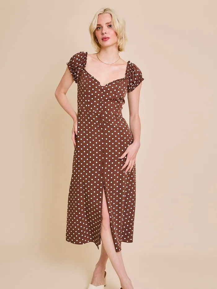Janelle Dress Gilli Le Lis Earrings