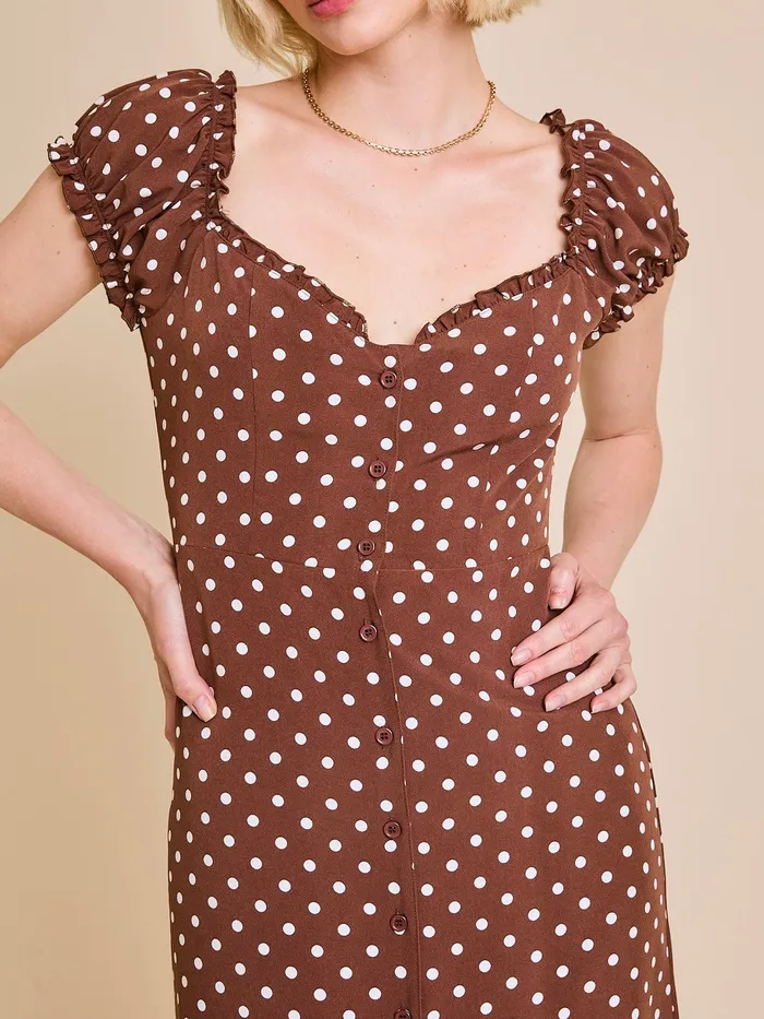 Janelle Dress Gilli Le Lis Earrings