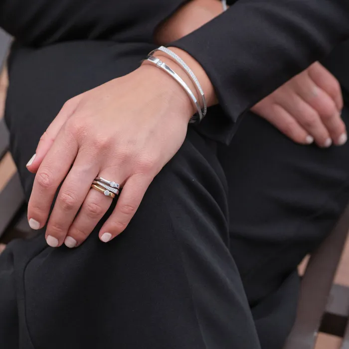 John Atencio Bracelets Orion Polar Diamond Cuff Bracelet