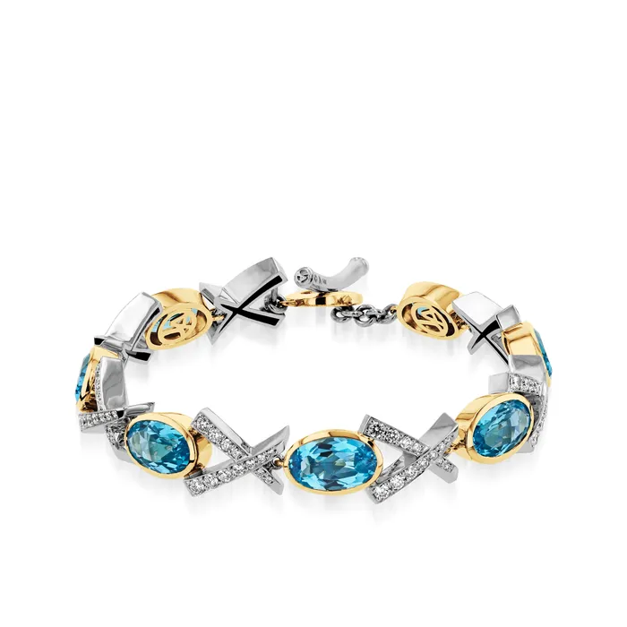 John Atencio Bracelets Paris XO Gemstone Bracelet