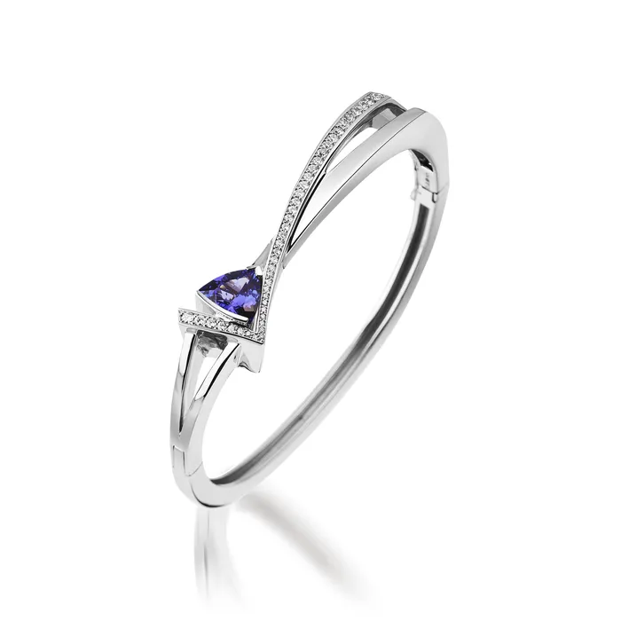 John Atencio Bracelets Pinnacle Gemstone Bracelet with Pave Diamonds