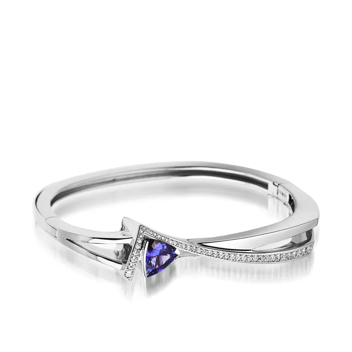 John Atencio Bracelets Pinnacle Gemstone Bracelet with Pave Diamonds
