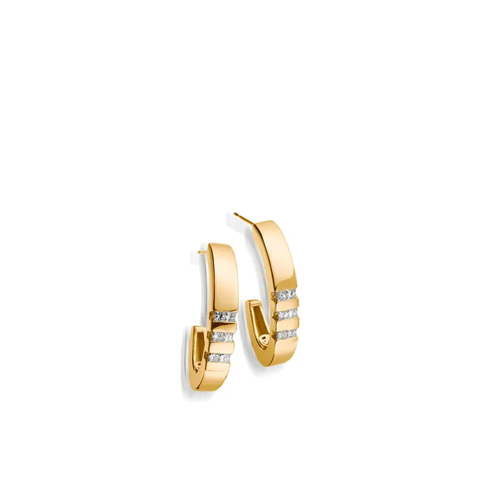 John Atencio Devotion Diamond Hoop Earrings Earrings